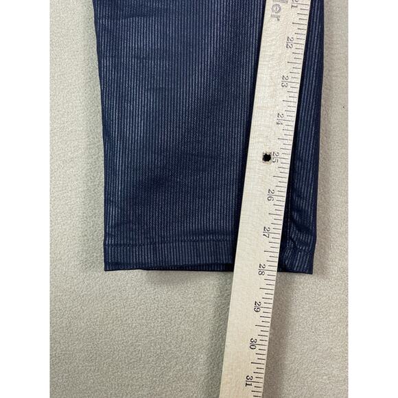 Bevy Flog Pants Womens 29 Black Striped Skinny Regular Pull On Stretch Mid Rise - Picture 7 of 13